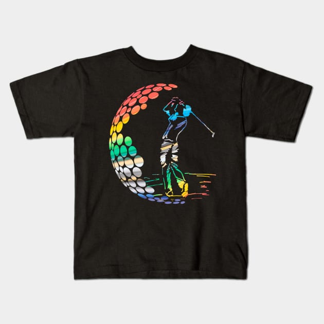 golf Kids T-Shirt by JpiBergeol